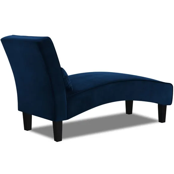 Bella Velvet Chaise Lounge 5