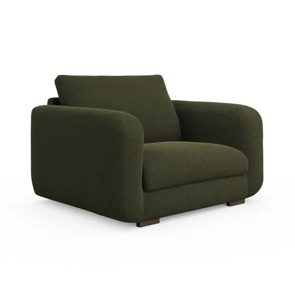 Luca Tonal Boucle Snuggle Chair 6