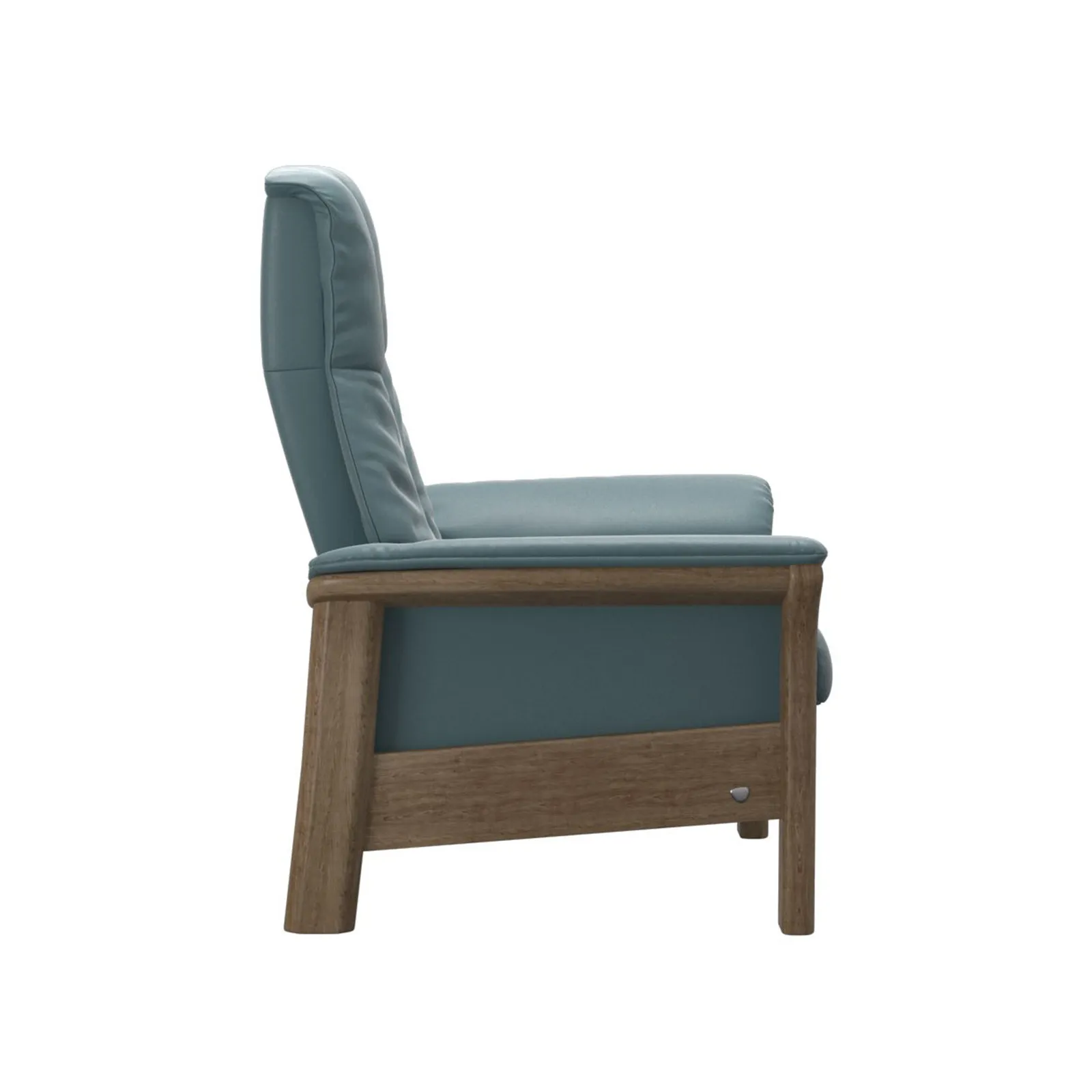 Stressless Buckingham Armchair, Blue Leather | Barker & Stonehouse 3