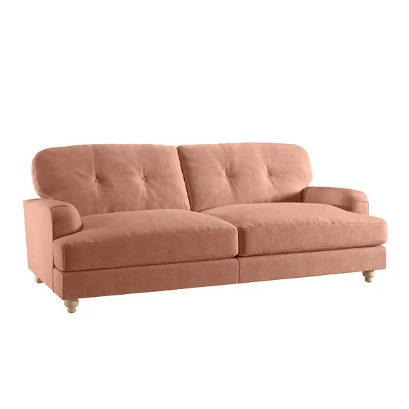 Martha Vintage Velvet 3 Seater Sofa 3
