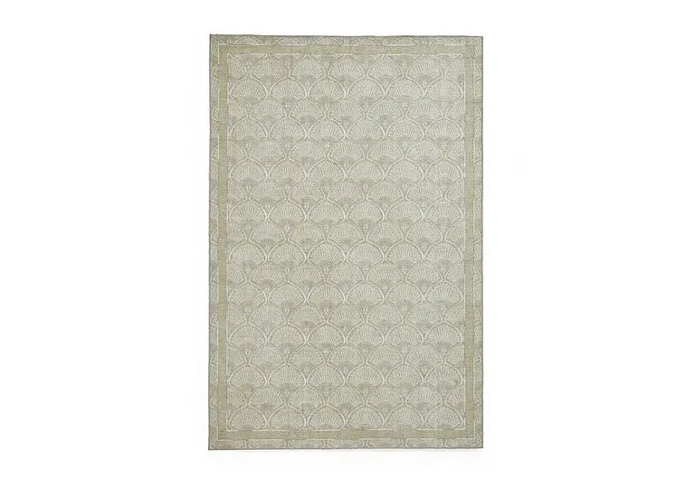 Deco Peacock Washable Rug - 122cm-x-170cm - Green