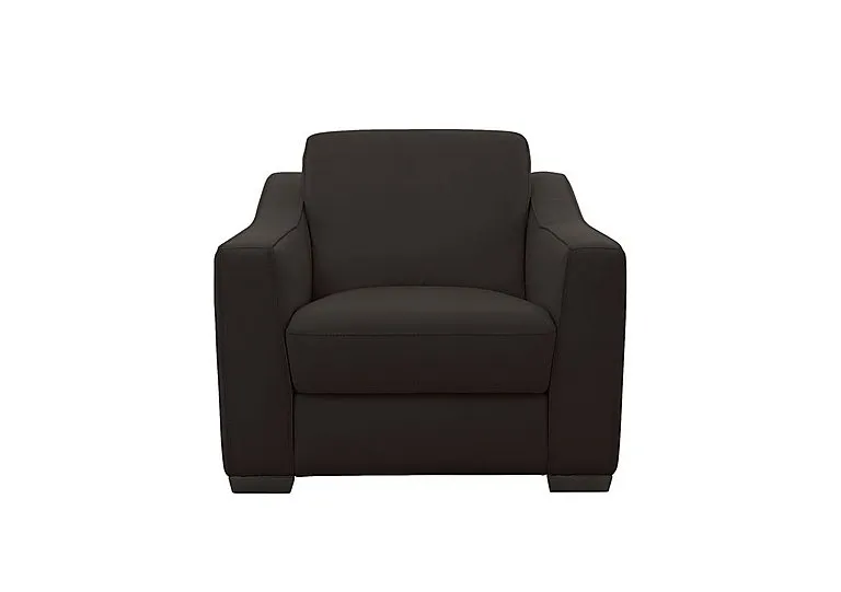 Optimus Leather Armchair - Dark Chocolate