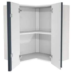 Wickes Madison Marine Blue L-Shape Corner Wall Unit - 625mm 2