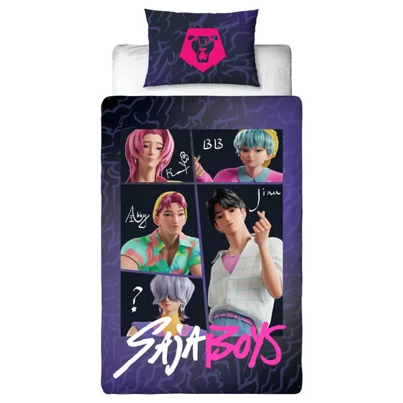 K-Pop Demon Hunters Unite Digital Duvet Cover & Pillowcase Set 3