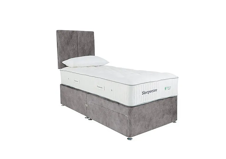 Natural Touch 3000 Divan Set - Single - Dapple Silver