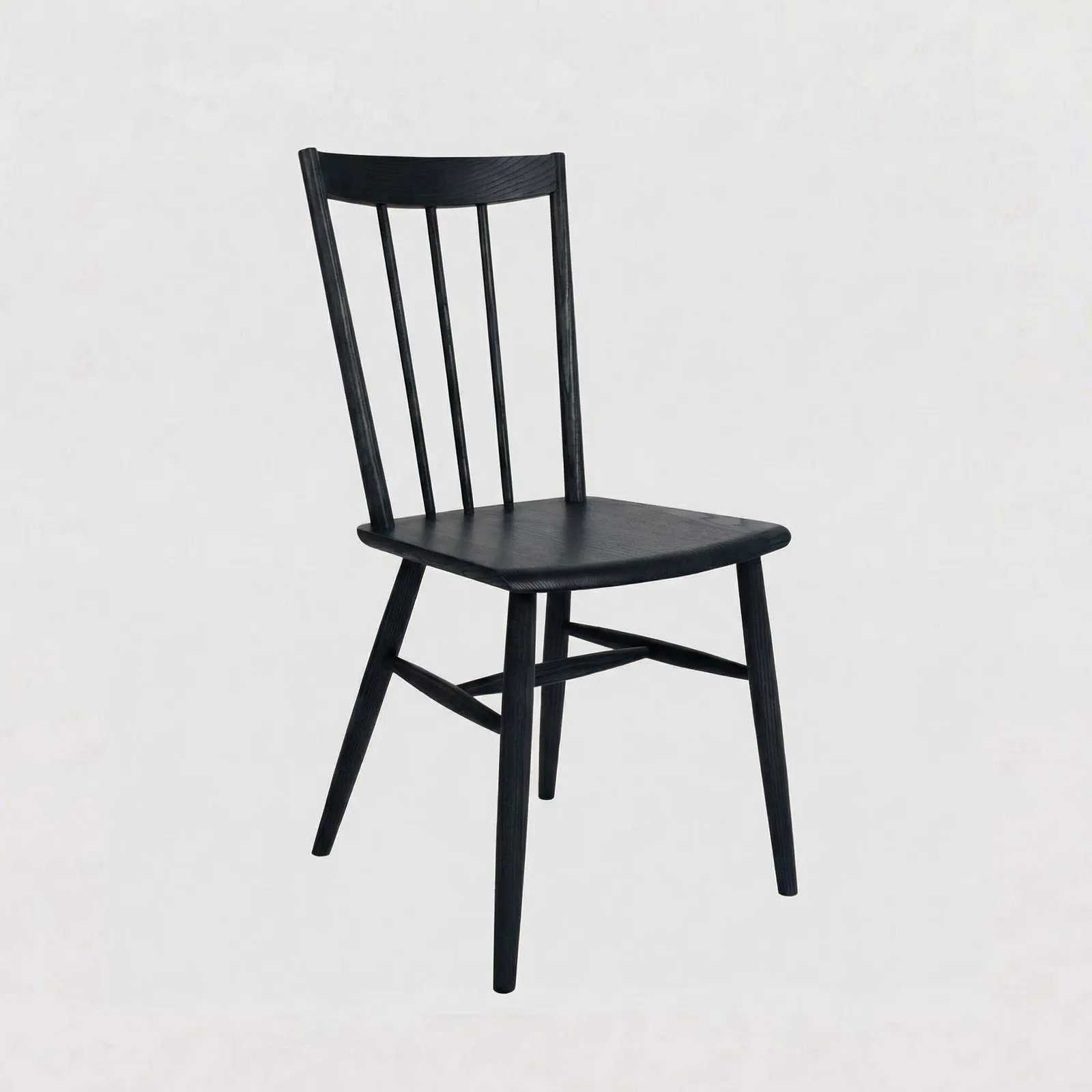 Ercol Fairmile Dining Chair (Gib), Black Wood | Barker & Stonehouse 2
