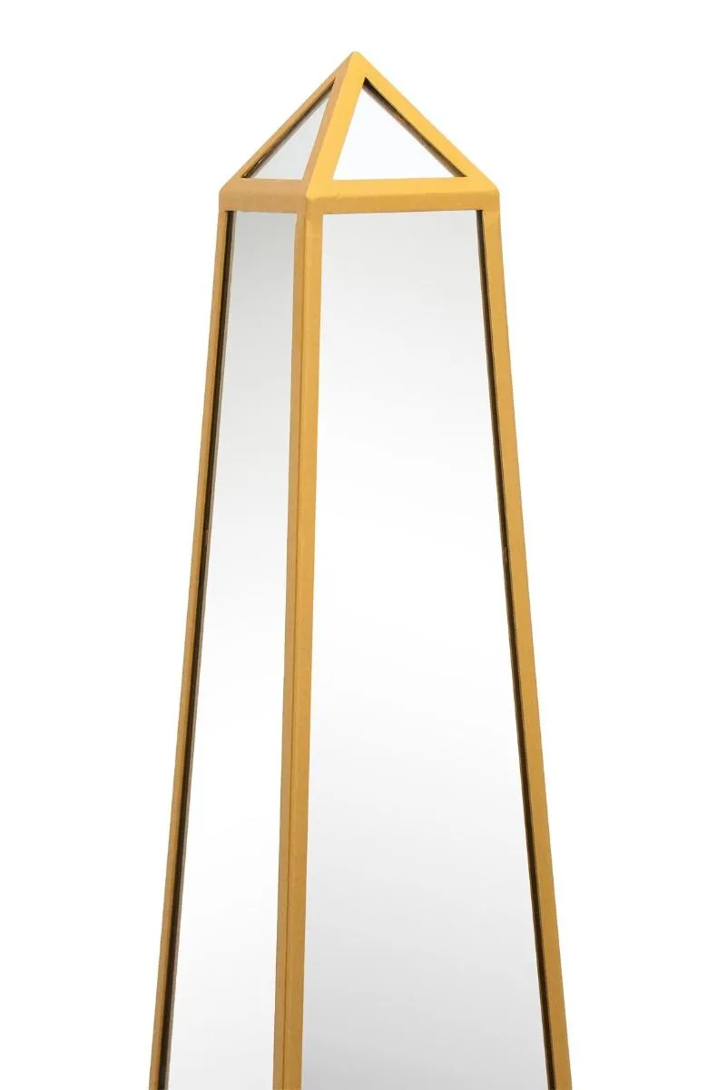 MirrorOutlet Gold Metal Edged Mirrored Ornament (150CM X 30CM X 30CM) 6