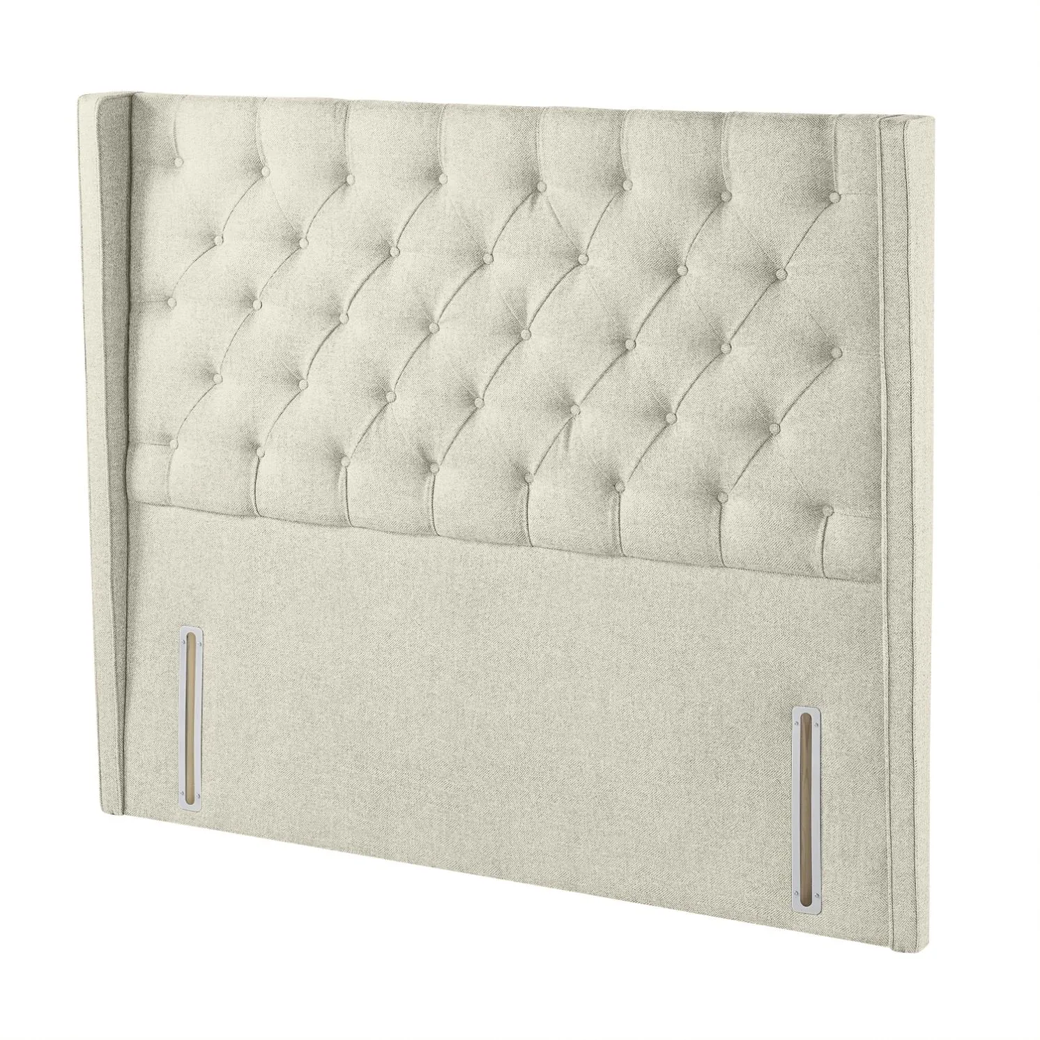 Classic Alcott Headboard, King - Mole Pebble