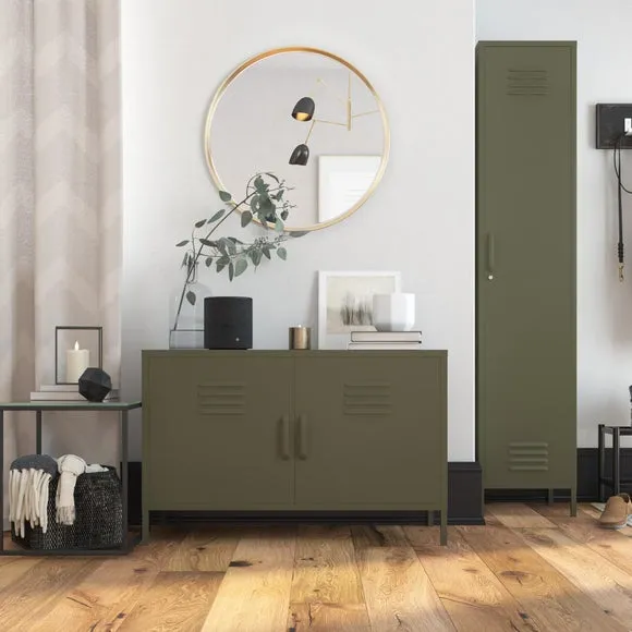 Bradford 2 Door Metal Accent Cabinet 5