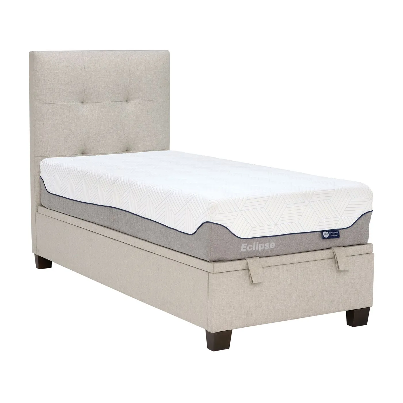 Rowan Ottoman Storage Bed, Fabric