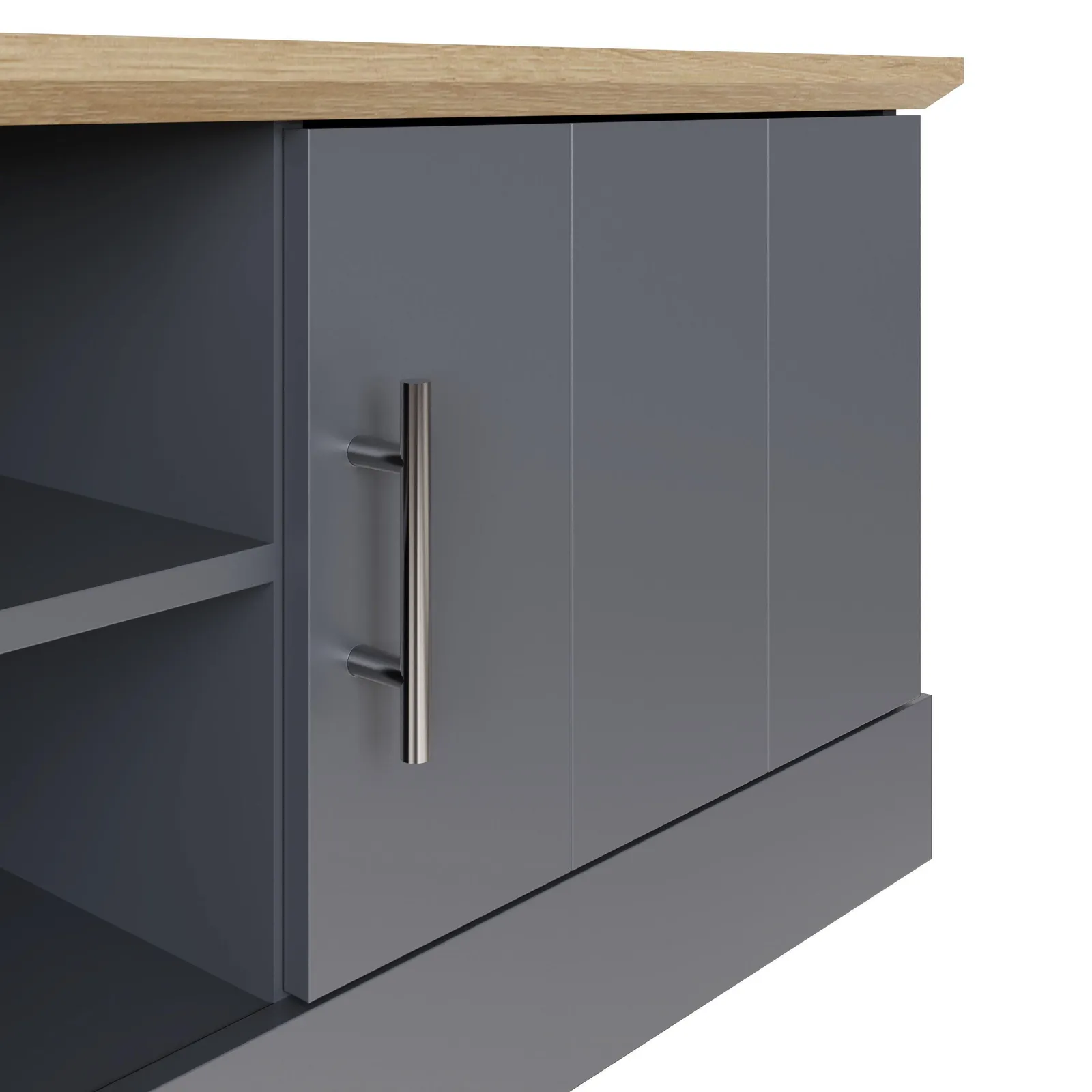 GFW Kendal Large TV Unit in Blue 5
