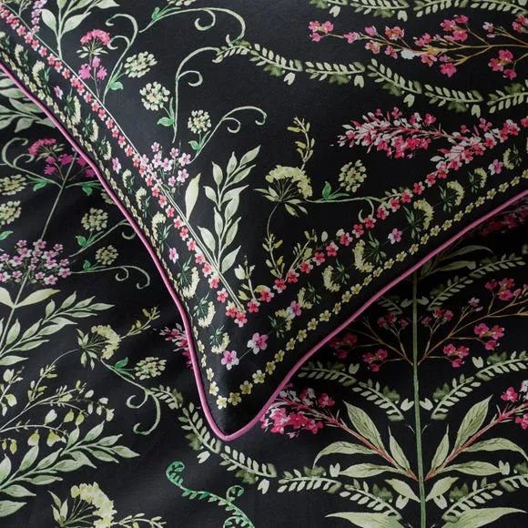 Dorma Botanical Panel 100% Cotton Standard Pillowcase Pair 4