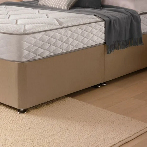 Silentnight Divan Set with Merlin Headboard and 800 Pocket Spring Memory Foam Mattress 4