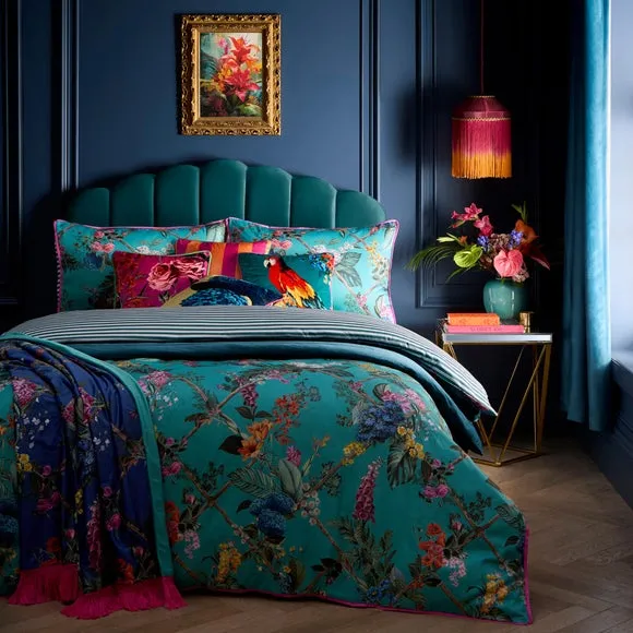 Laurence Llewelyn-Bowen Cotswold Fantasia 100% Cotton Duvet Cover & Pillowcase Set 4