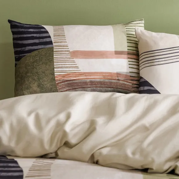 Lukas Geometric 100% Cotton Duvet Cover & Pillowcase Set 3