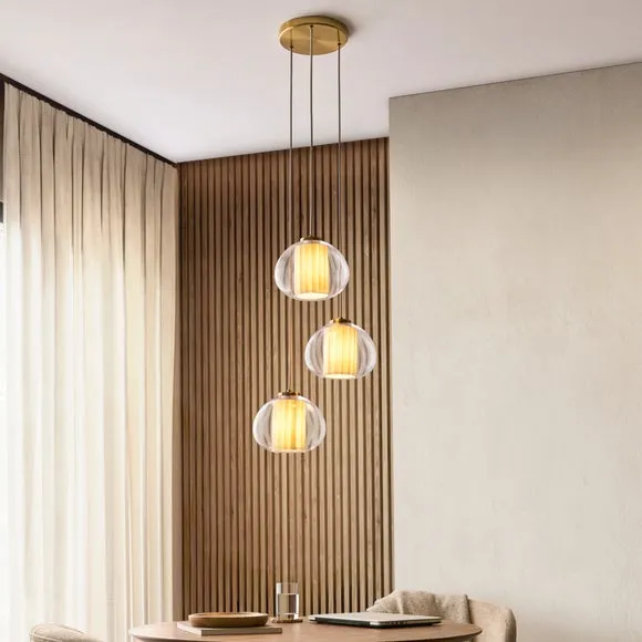 Harnell 3 Light Adjustable Cluster Ceiling Light
