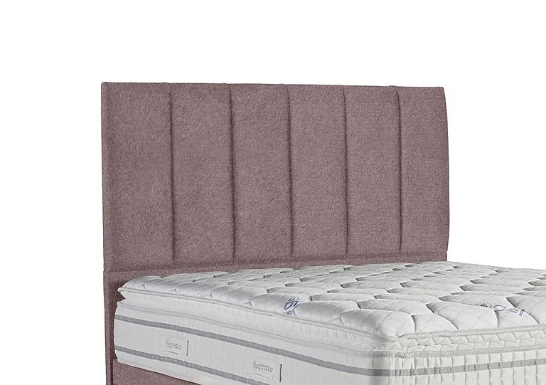 Spire Floor Standing Headboard - Double - Tweed Lilac