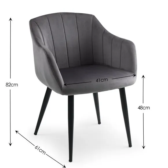 Berwick 4 Seater Round Dining Table with 4 Hobart Chairs 5