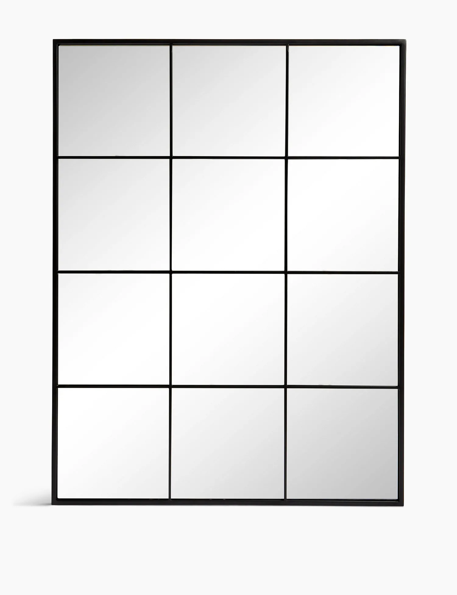 M&S Large Manhattan Mirror Black Mix
