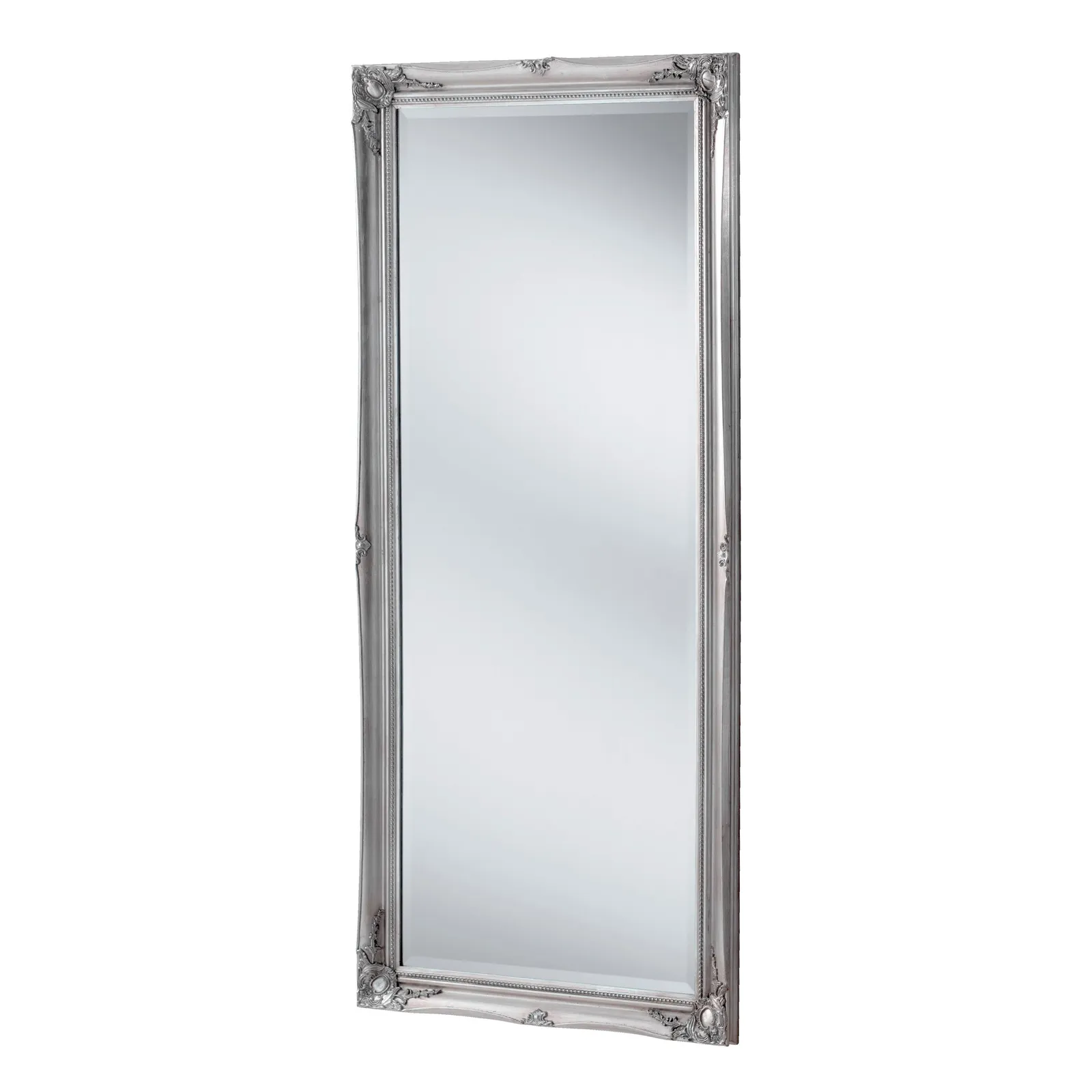 Yearn Mirrors French Style Carved Full Length Mirror Silver 166x75cm 3