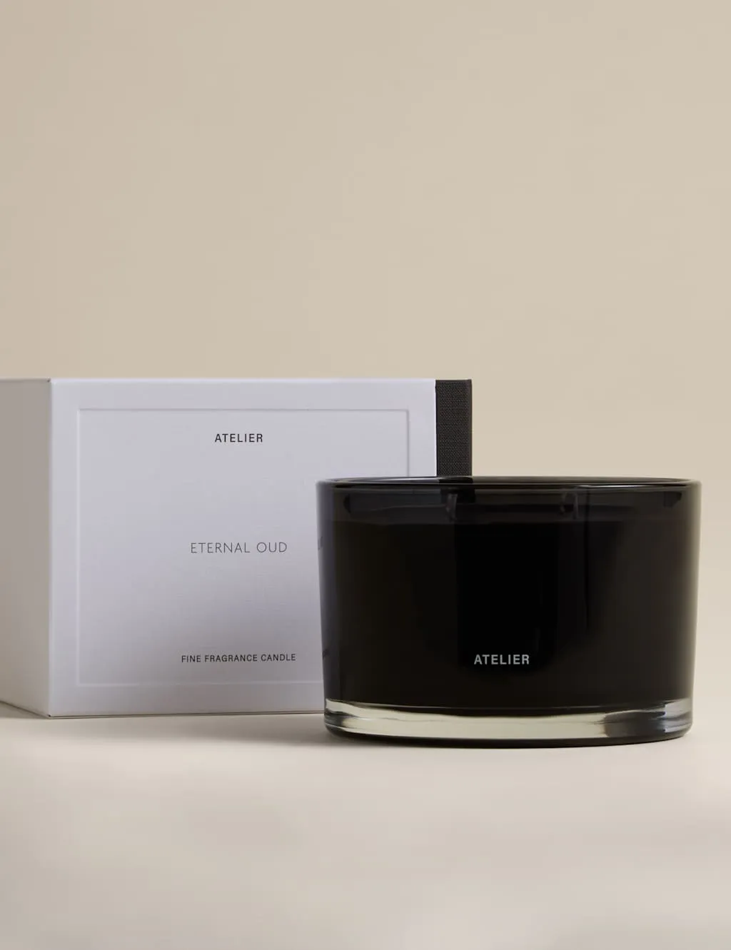M&S Eternal Oud 4 Wick Candle Black Mix