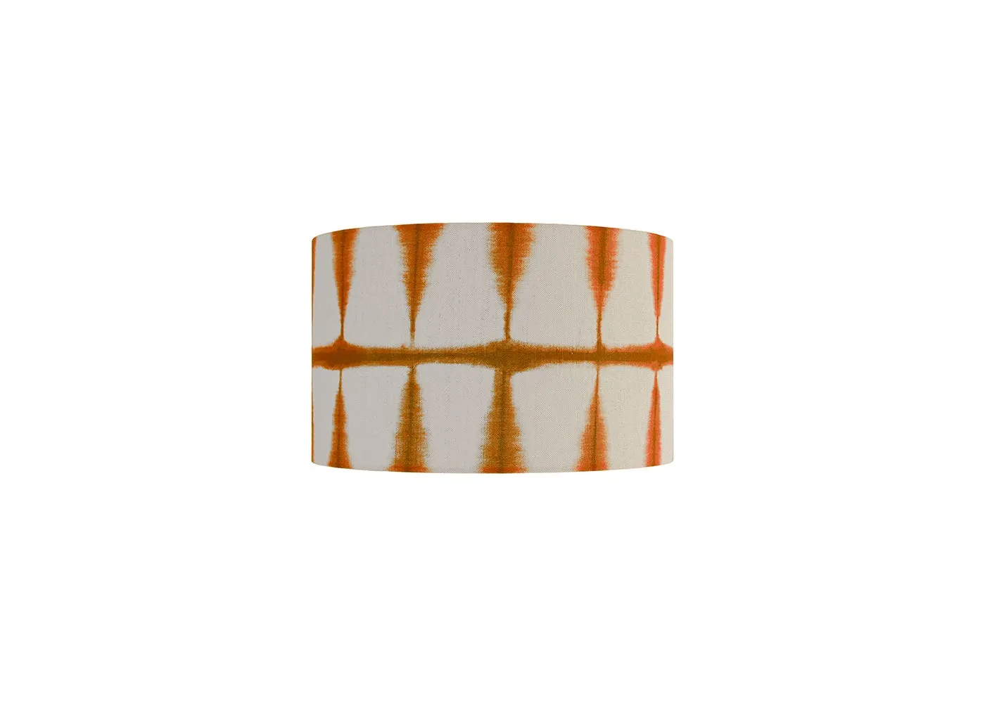 Shropshire Shades Shibori Lampshade Chilli Linen 33 x 20cm 1