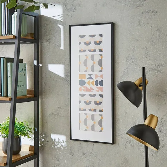 Skinny Metal Panel Multi Photo Frame 1