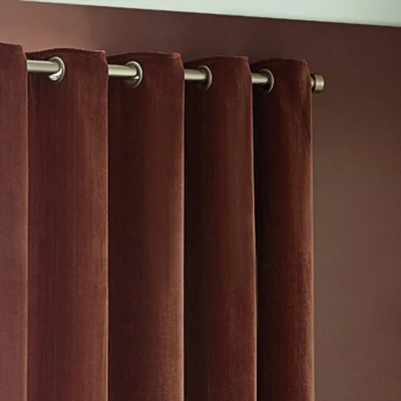 Yard Chenille Eyelet Curtains 1