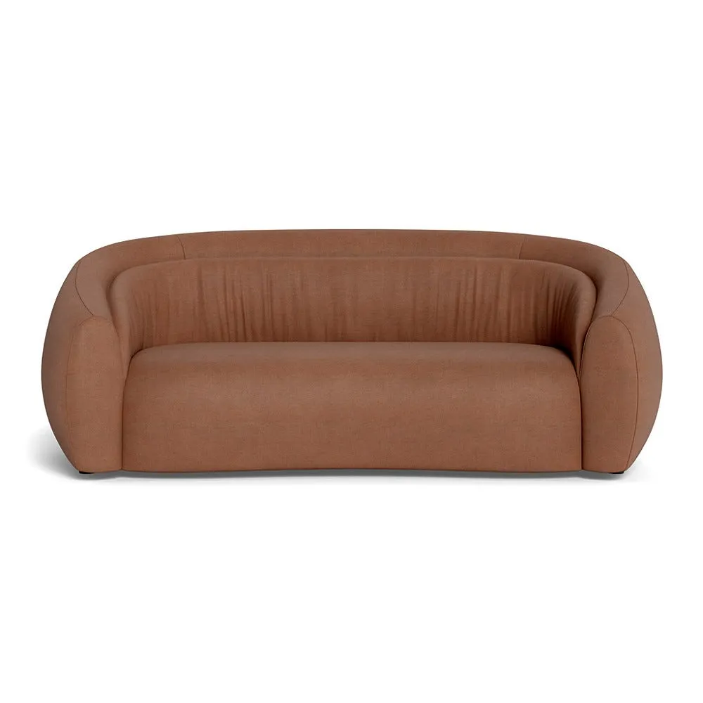 Heal's Flora 3 Seater Sofa Siena Cotton Clay