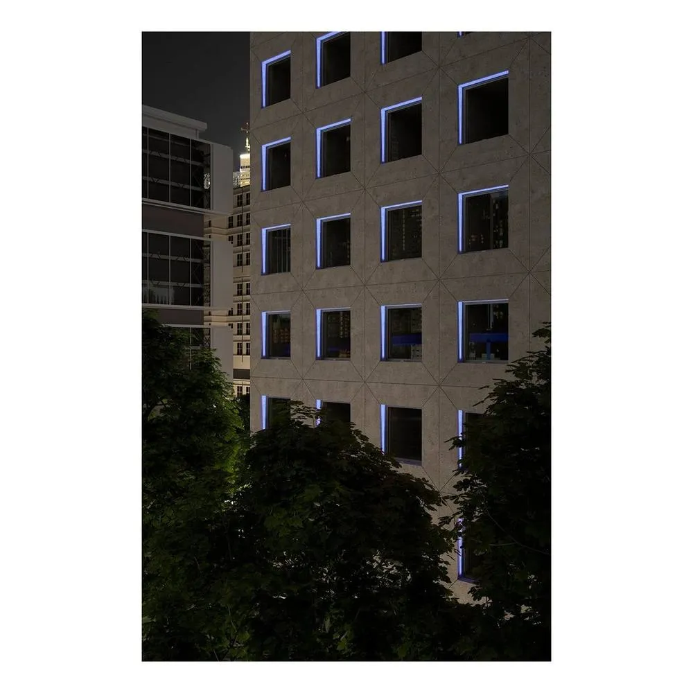 Netlighting Finestra LED Outdoor Wall Light Grey IP65 2