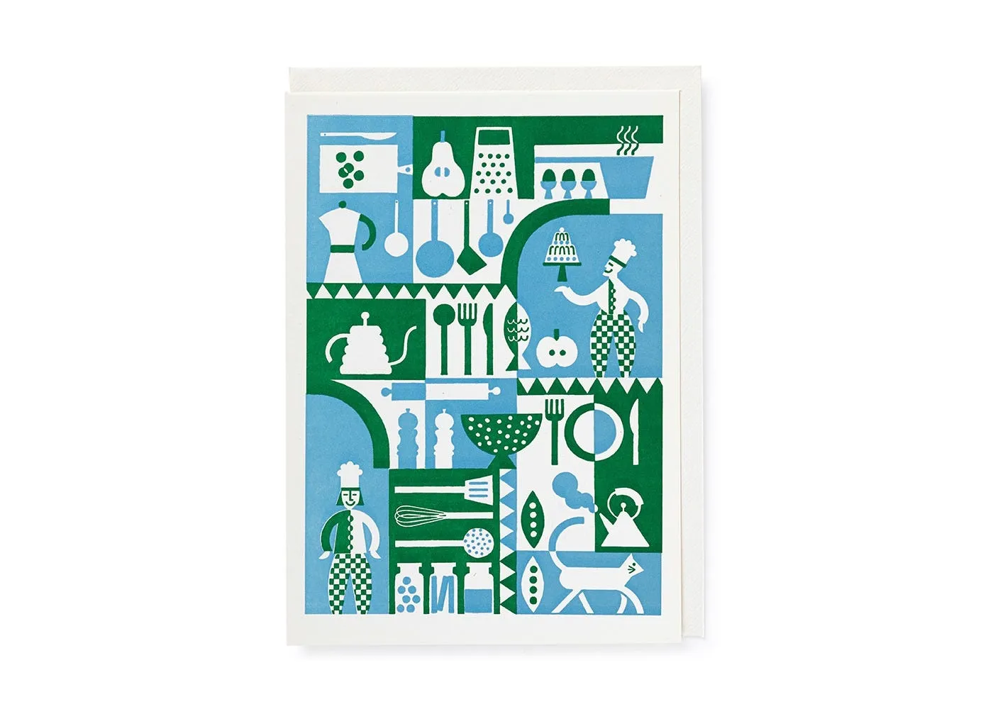 Archivist Kitchen Illustration Card
