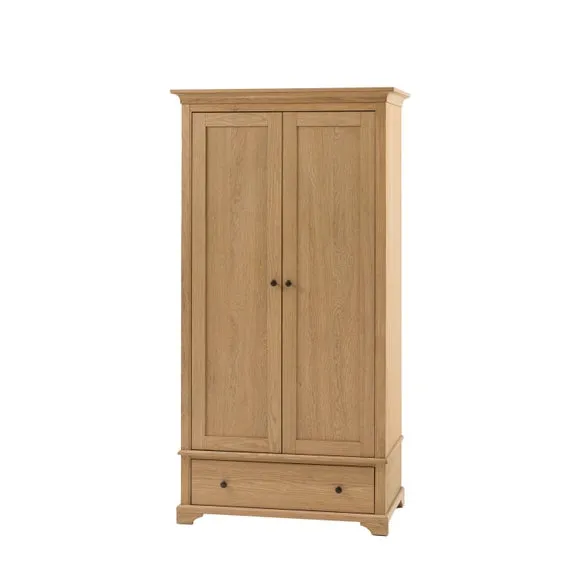 Cedar & Sage Marion 1 Drawer Double Wardrobe 6