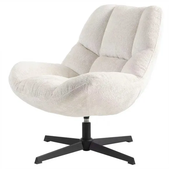 Silverdale Textured Fabric Swivel Chair 2