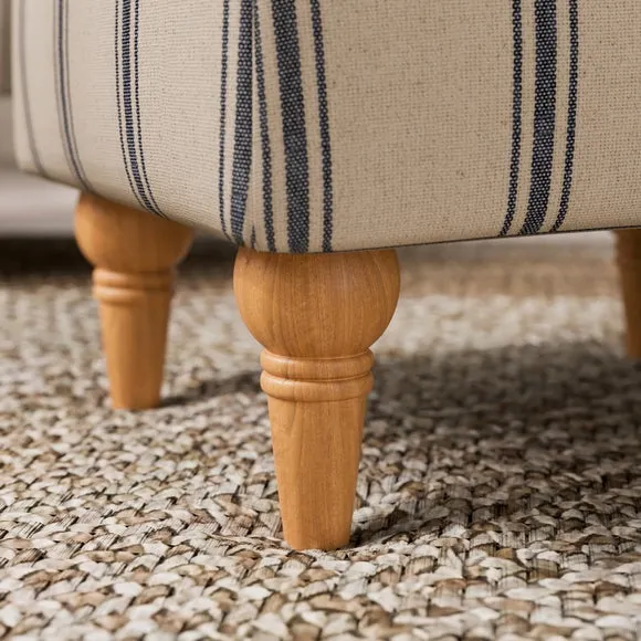 Charnwood Folkstone Stripe Storage Footstool 5
