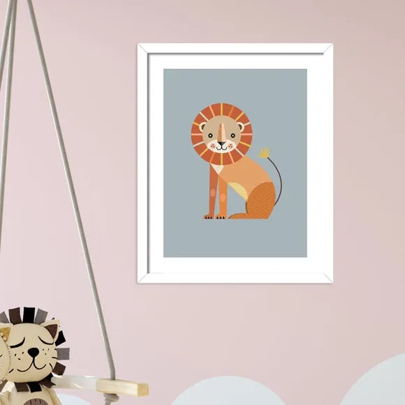 The Art Group Lion Framed Print