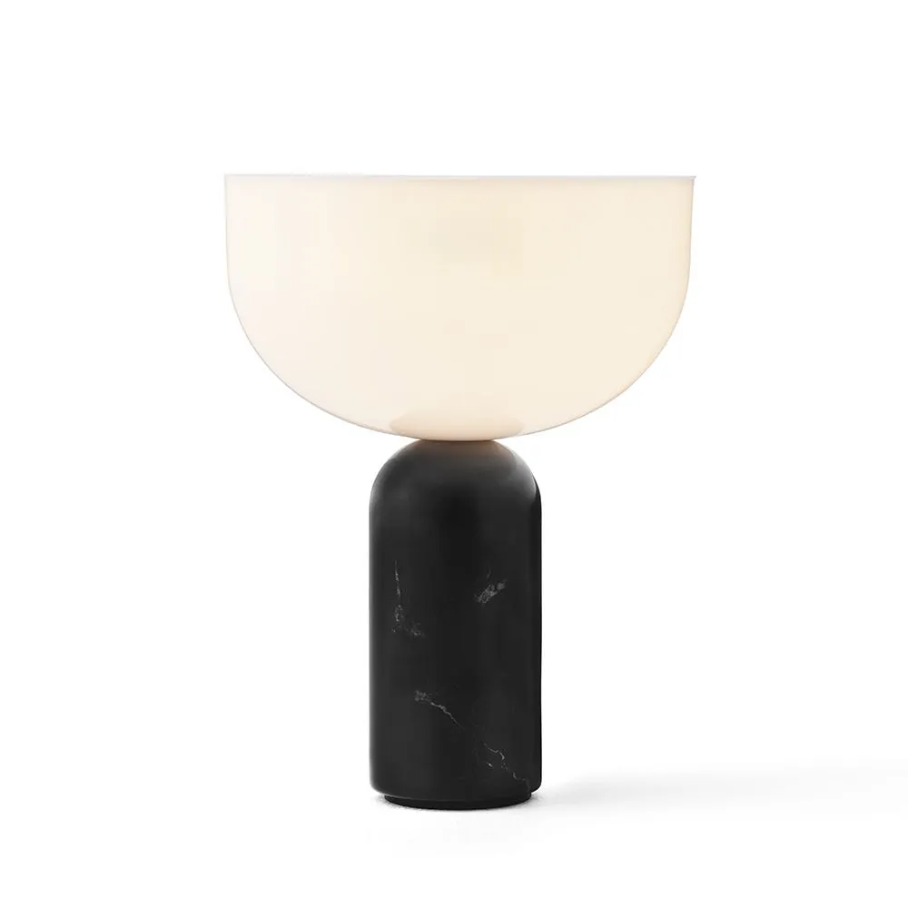New Works Kizu LED Portable Table Lamp Black Marble 2
