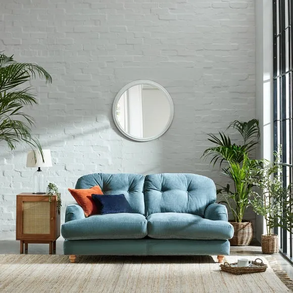 Martha Vintage Soft Chenille 2 Seater Sofa
