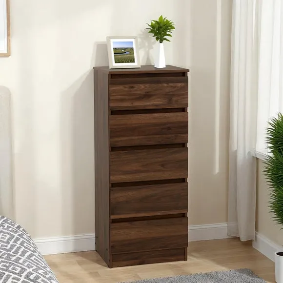Walker 5 Drawer Narrow Chest