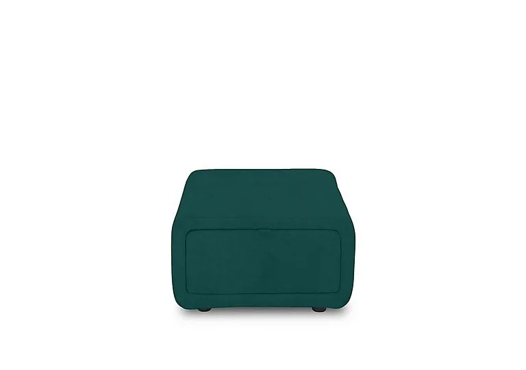 Elphaba Fabric Storage Footstool - Opulence Teal