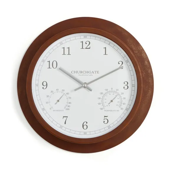Churchgate Galvanised Indoor Outdoor Wall Clock 4