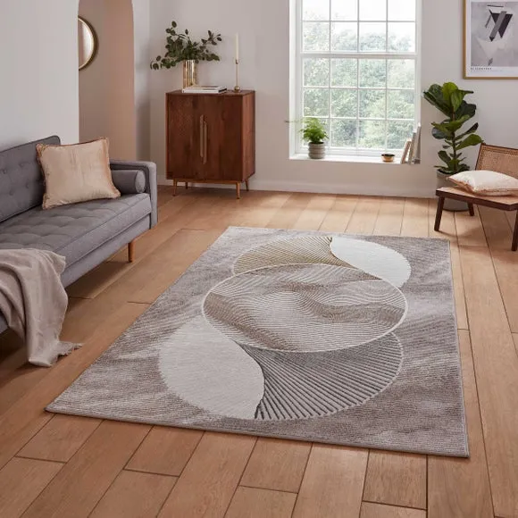 Creation Ribbed Art Deco Rug 1