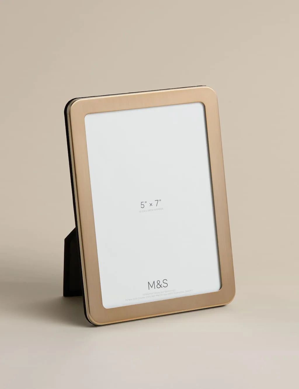 M&S Thick Rounded Photo Frame 5x7 inch Antique Brass