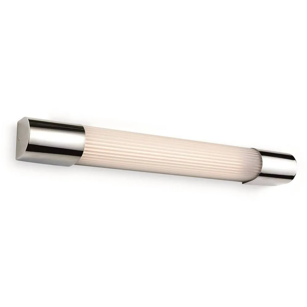 Netlighting Eclipse LED Bathroom Indoor Wall Light Chrome Acrylic Diffuser IP44 in Grey