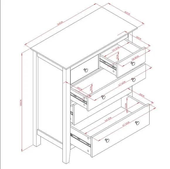 Lynton 5 Drawer Chest 6