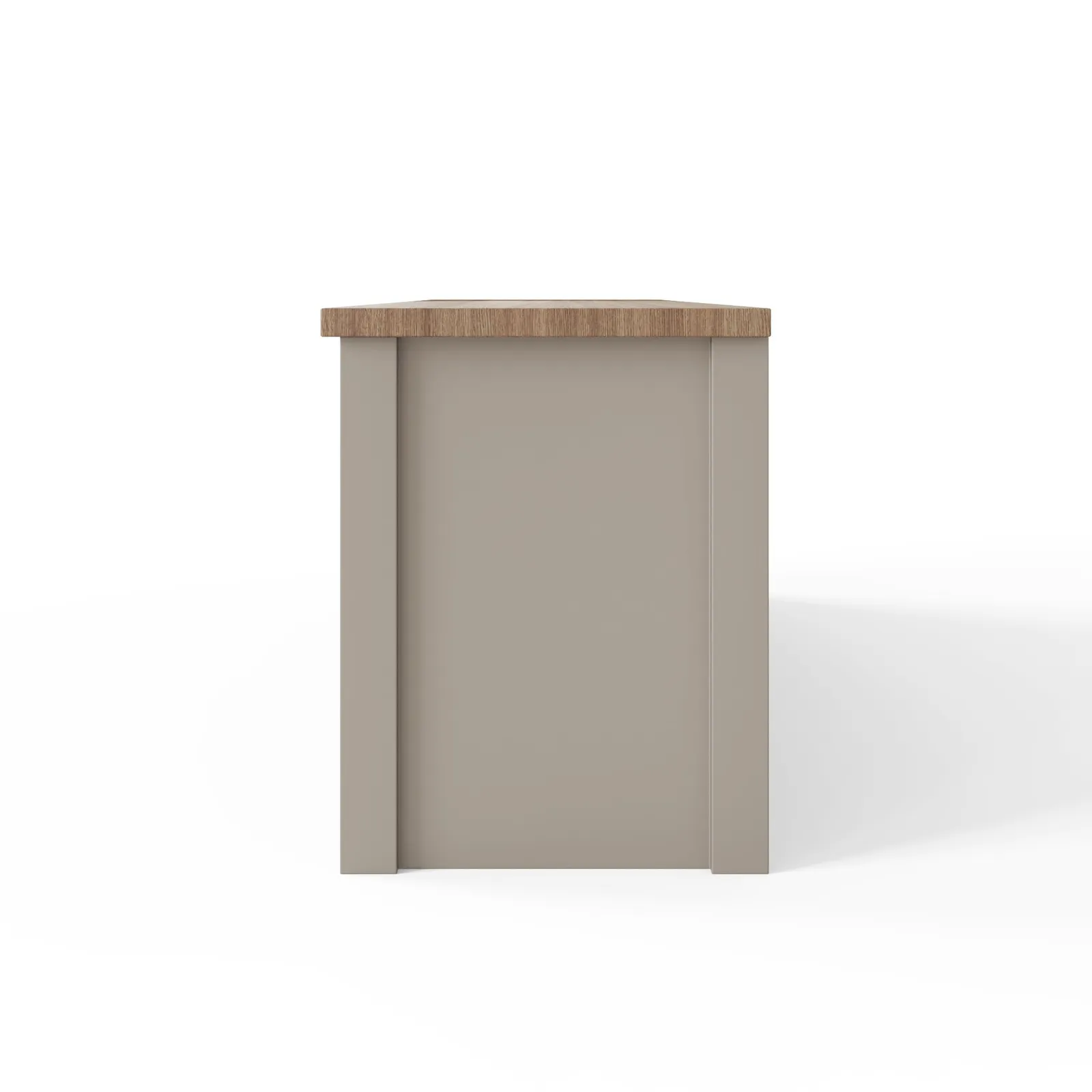 GFW Lancaster Large TV Cabinet in Grey 6