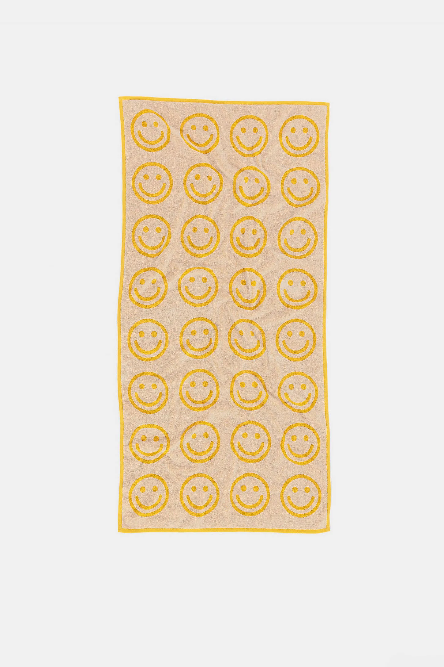 BAGGU Marigold Happy Bath Towel - Yellow ALL 3