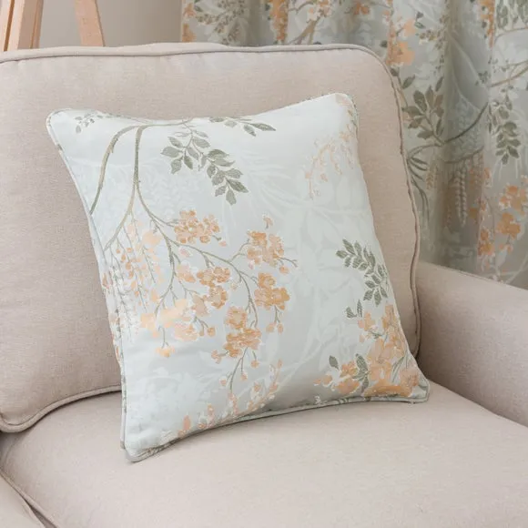Trailing Wisteria Square Cushion
