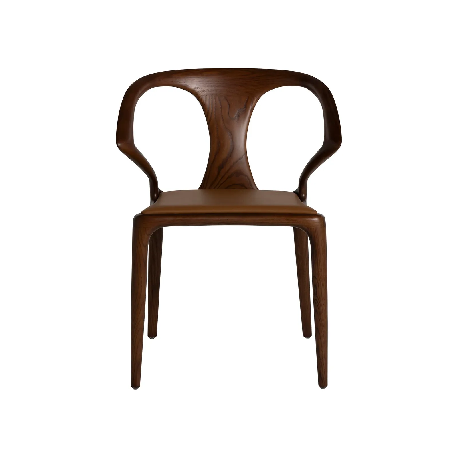 Tiree Dining Chair, Brown Leather | Barker & Stonehouse 4
