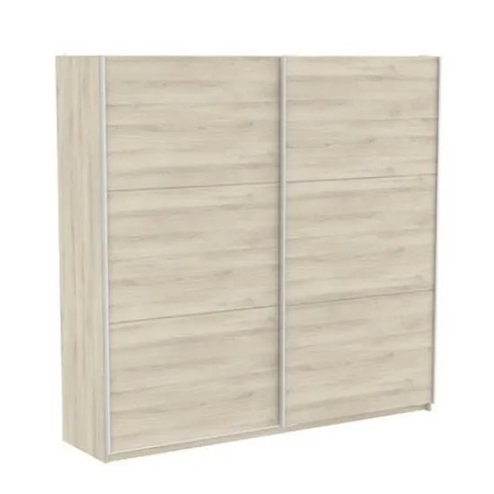 Selsey Sliding Wardrobe Extra Large In Kronberg Oak With 2 Doors