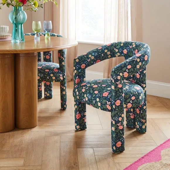 Lucilla Dining Chair, Spring Garden Print 2